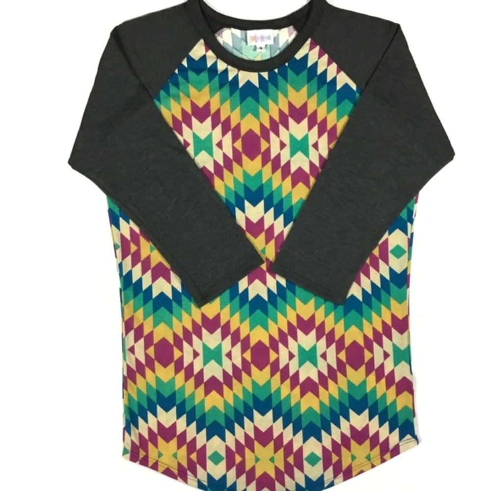 New With Tags! LuLaRoe Raglan Randy T Size Small - Picture 4 of 7